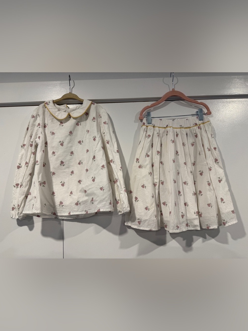 Girls cute floral matching set
